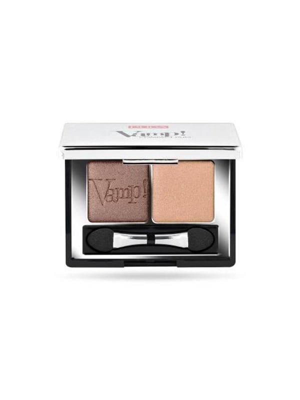Pupa Milano Braun Lidschatten, Pupa Vamp! Compact Duo Bronze Amber (#004 Bronze Amber) - Bild 3