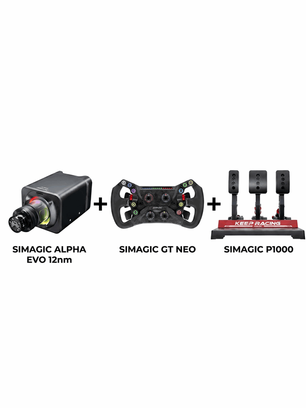Simagic Alpha EVO 12 Nm + GT NEO P1000
