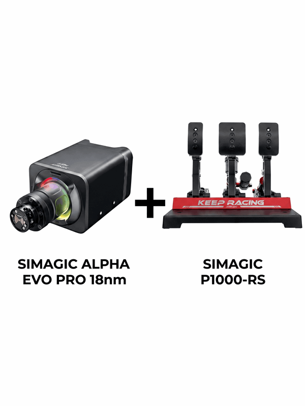 Simagic Alpha EVO Pro 18 Nm + P1000 RS