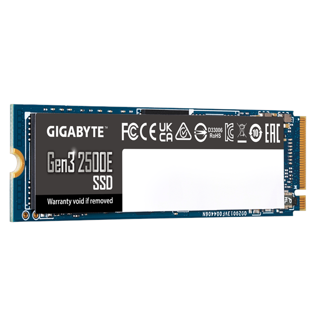GIGABYTE Gen3 2500E 500GB NVMe SSD