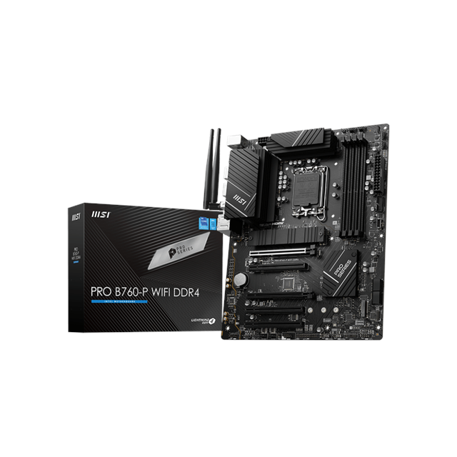 MSI PRO B760-P WIFI DDR4 motherboard