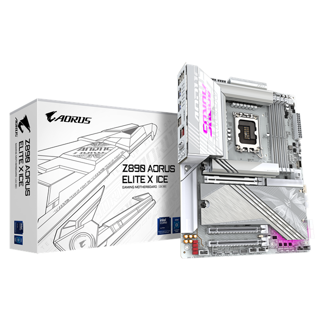 Gigabyte Z890 Aorus Elite X Ice motherboard