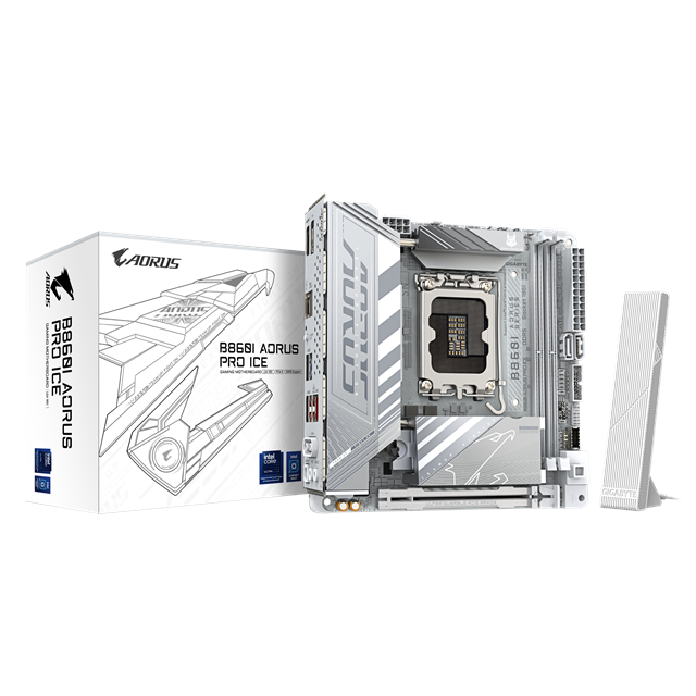 Gigabyte B860I Aorus Pro Ice motherboard