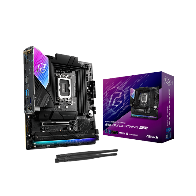 ASRock Phantom Gaming B860M Lightning WiFi motherboard