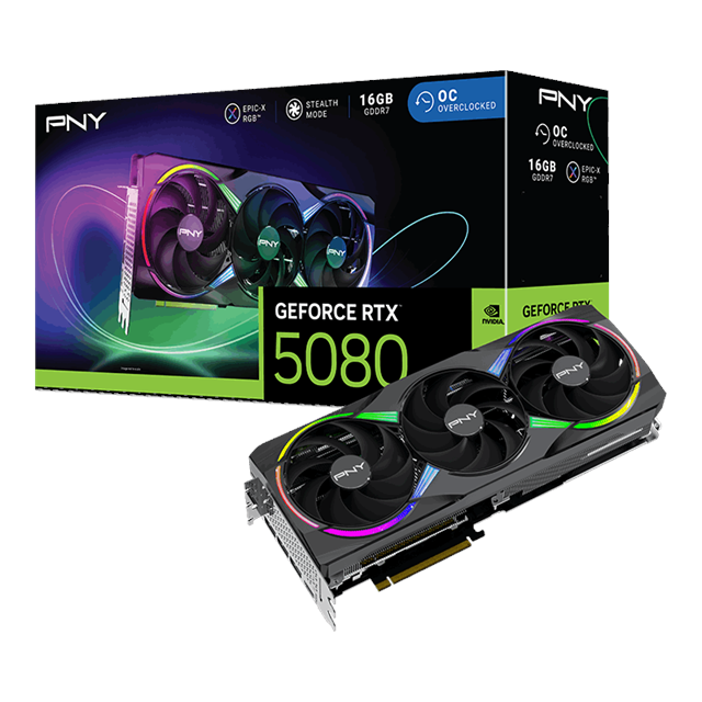 Palit RTX 5080 ARGB EPIC-X Overclocked Triple Fan