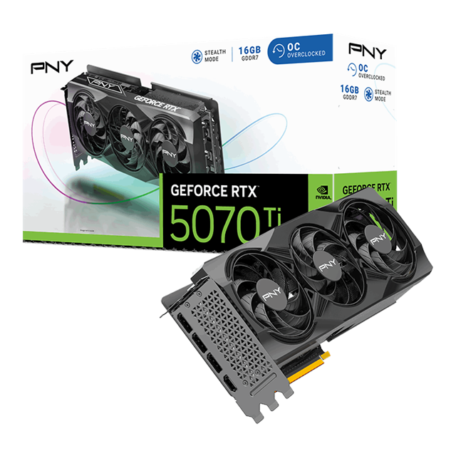 PNY RTX 5070 Ti Triple Fan OC