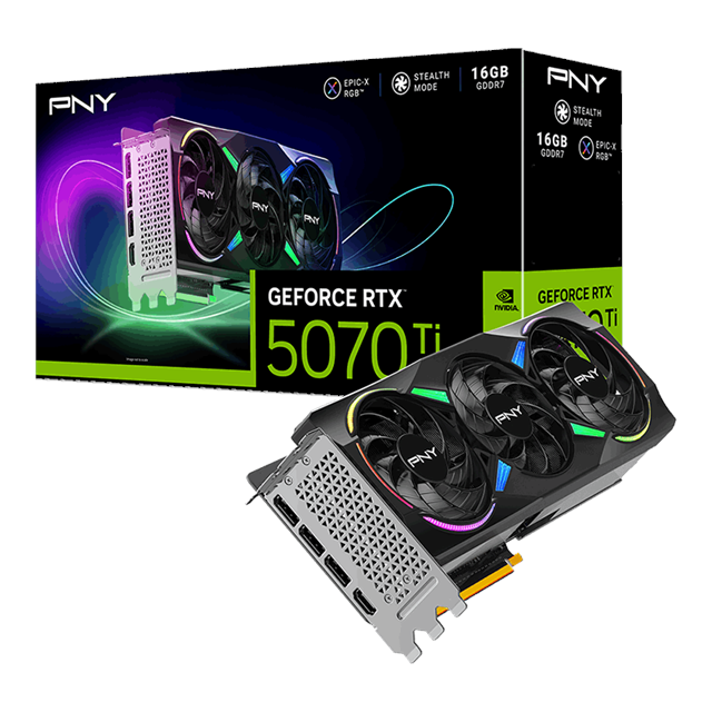 PNY RTX 5070 Ti ARGB Triple Fan
