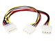 Stromkabel (Intern) - StarTech.com LP4 zu 2x LP4 Strom Y Splitter Kabel - Stromkabel - PYO2L