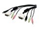 KVM Kabel - StarTech.com 4-in-1 USB DVI KVM Kabel mit Audio und Microphone - keyboard / Video / mouse / Audio extension Kabel - USBDVI4N1A6
