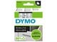 Papier, Fotopapier und Etiketten - DYMO D1-Etikettenband | schwarz auf transparent | 12 mm x 7 m - S0720500