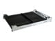 Rack-Gehäuse - StarTech.com 2U Eistellbarer Vented Sliding Rack Regal w/ Kabel Management - UNISLDSHF19M