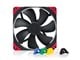 Gehäuselüfter - Noctua NF-A14 PWM chromax.black.swap - Gehäuselüfter - 140mm - Schwarz - 25 dBA - NF-A14 PWM CH.BK.S