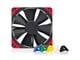 Gehäuselüfter - Noctua NF-F12 PWM chromax.black.swap - Gehäuselüfter - 120mm - Schwarz - 22 dBA - NF-F12 PWM CH.BK.S
