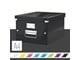 Archivierung und Aufbewahrung - Leitz Click & Store WOW Aufbewahrungs- und Transportbox Mittel (Für A4) Schwarz - 60440095