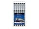 Utensilien zum Schreiben und Zeichnen - Staedtler Fineliner pigment liner black 6pcs - 308 SB6P