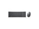 Tastaturen - Dell Pro Plus Compact Keyboard and Mouse US International (QWERTY) - Tastatur & Maus Set - Grau - 580-AIWM