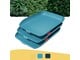 Schreibtischzubehör - Leitz Cosy Briefkorb, 3er Set Sanftes Blau - 53582061