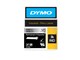 Papier, Fotopapier und Etiketten - DYMO Rhino Industrie Permanente Polyesteretiketten | 9 mm x 5,5 m | Schwarz auf Metallic - 18485