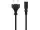 Stromkabel (Extern) - Pro Stromkabel C7 (2 pins) - Schwarz - 0.5 m - Gerade - 4040849973598