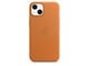 Handys - Cover & Cases - Apple iPhone 13 Leather Case with MagSafe - Golden Brown - MM103ZM/A