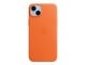Handys - Cover & Cases - Apple iPhone 14 Plus Leather Case with MagSafe - Orange - MPPF3ZM/A