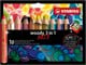 Hobby-Zubehör - STABILO woody Arty 3 in 1 cardboard wallet of 10 pens incl. a sharpener - 208542