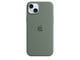 Handys - Cover & Cases - Apple iPhone 15 Plus Silicone Case with MagSafe - Cypress - MT183ZM/A