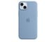 Handys - Cover & Cases - Apple iPhone 15 Plus Silicone Case with MagSafe - Winter Blue - MT193ZM/A