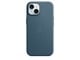 Handys - Cover & Cases - Apple iPhone 15 FineWoven Case with MagSafe - Pacific Blue - MT3G3ZM/A