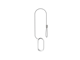Actionkamera Zubehör - Insta360 GO 3/GO 3S Magnet Pendant Safety Cord - White - CINSBATK