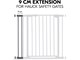 Babypflege - Hauck Safety Gate Extension 9 cm dark grey - 597972
