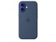 Handys - Cover & Cases - Apple iPhone 16 Silicone Case with MagSafe - Denim - MYY23ZM/A
