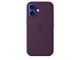 Handys - Cover & Cases - Apple iPhone 16 Silicone Case with MagSafe - Plum - MYY43ZM/A