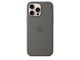 Handys - Cover & Cases - Apple iPhone 16 Pro Max Silicone Case with MagSafe - Stone Gray - MYYV3ZM/A