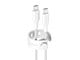 USB Kabel - empower by PanzerGlass Racing 60W USB-C to USB-C Cable | USB 2.0 | 2M | Silver White - EM85432