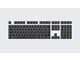 Tastaturen - Wooting PBT ISO (UK) & ANSI (US) Keycaps - Just Black - Keycaps - Englisch (US) - Schwarz - KC3-USUK4-PDS-BK1