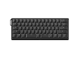 Tastaturen - Wooting 60HE v2 - US-ANSI - Split - Aluminum - Gaming Tastatur (TKL) - 60% - Englisch (US) - Schwarz - WK3C-USSP1-TIK-ABK1