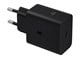 Handys - Adapter und Ladegeräte - Samsung 60W USB-C Power Adapter - Black - EP-T6010NBEGWW