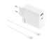 Handys - Adapter und Ladegeräte - realme SUPERVOOC 80W Dual Ports GaN Adapter with Type-C Cable - White - 631451000024