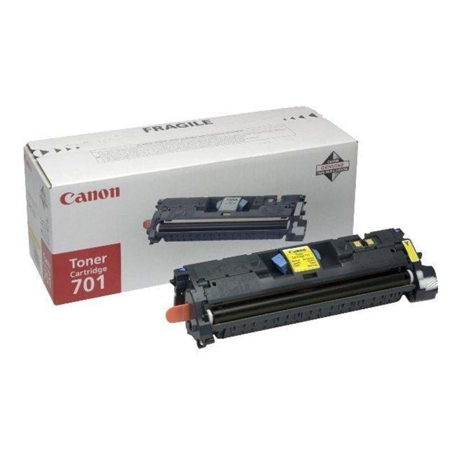 Druckerzubehör - Tinte & Toner - Canon CRG 701 Yellow - Tonerpatrone Gelb - 9284A003