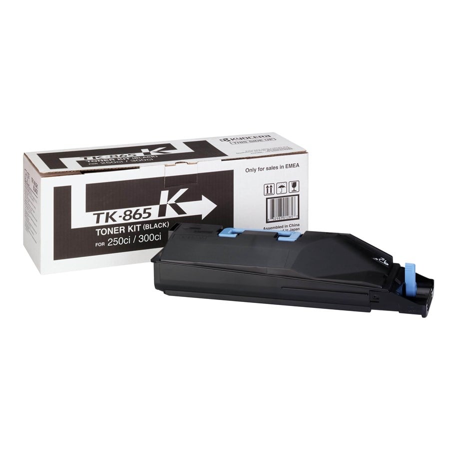 Druckerzubehör - Tinte & Toner - Kyocera TK-865K TONER BLACK - Tonerpatrone Schwarz - 1T02JZ0EU0