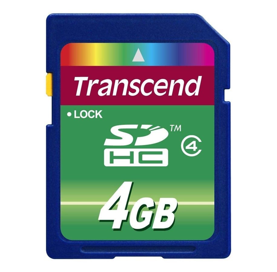 Speicherkarten - Transcend SDHC Std Class 4 - 4GB - TS4GSDHC4