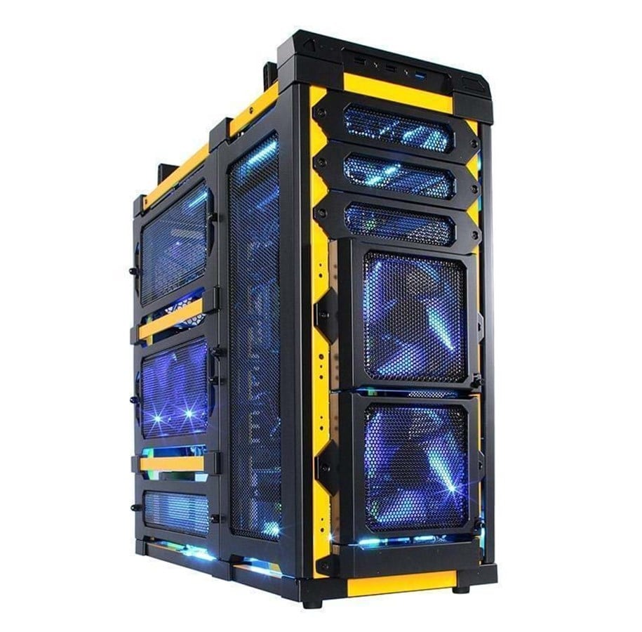 Gehäuse - Antec LanBoy Air - Yellow - Gehäuse - Miditower - Schwarz - 0-761345-15003-3