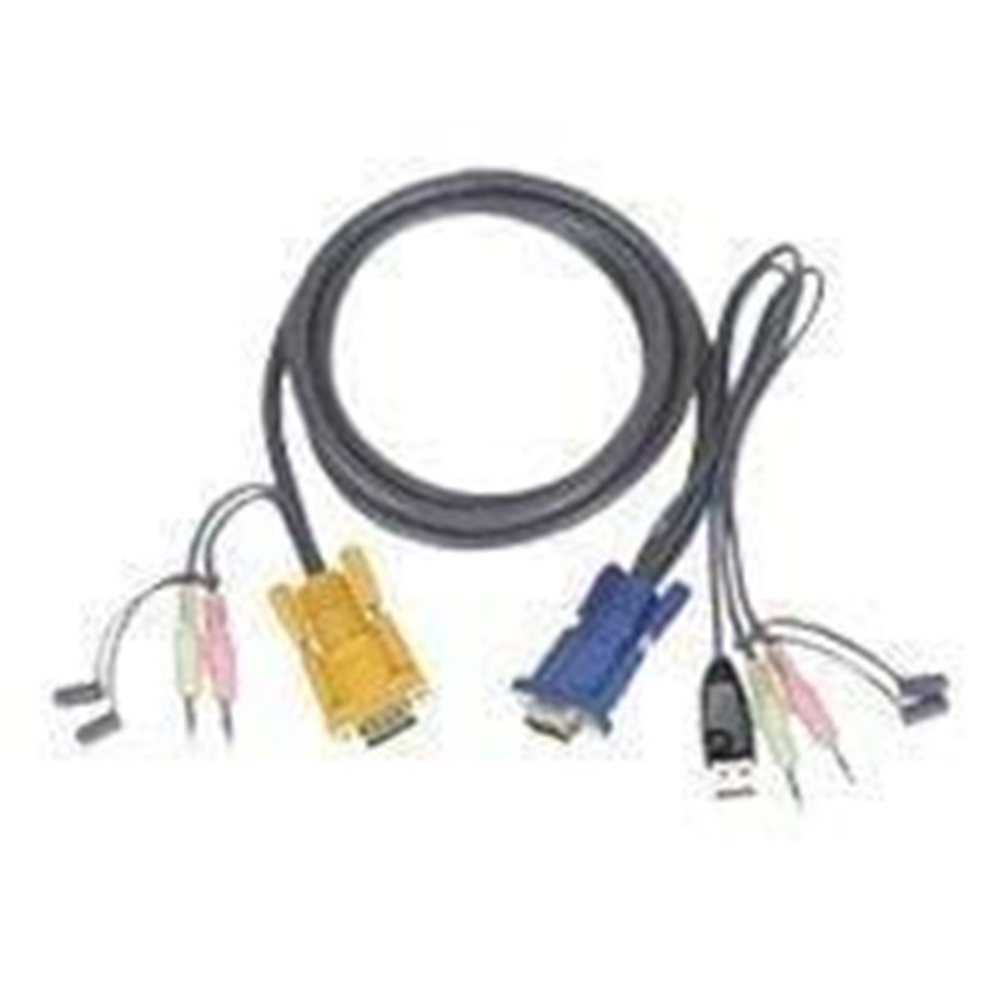 KVM Kabel - ATEN 2L-5302U - tastatur- / mus- / video- / Audiokabel - 2L-5302U