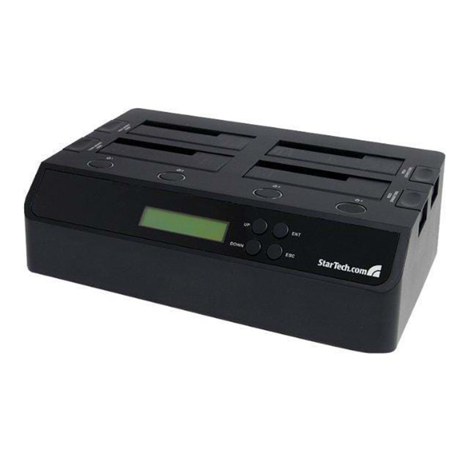 Festplatten Zubehör - StarTech.com 4 Bay USB 3.0 eSATA zu SATA Standalone 1:3 hart Drive Duplicator Dock - SATDOCK4U3RE