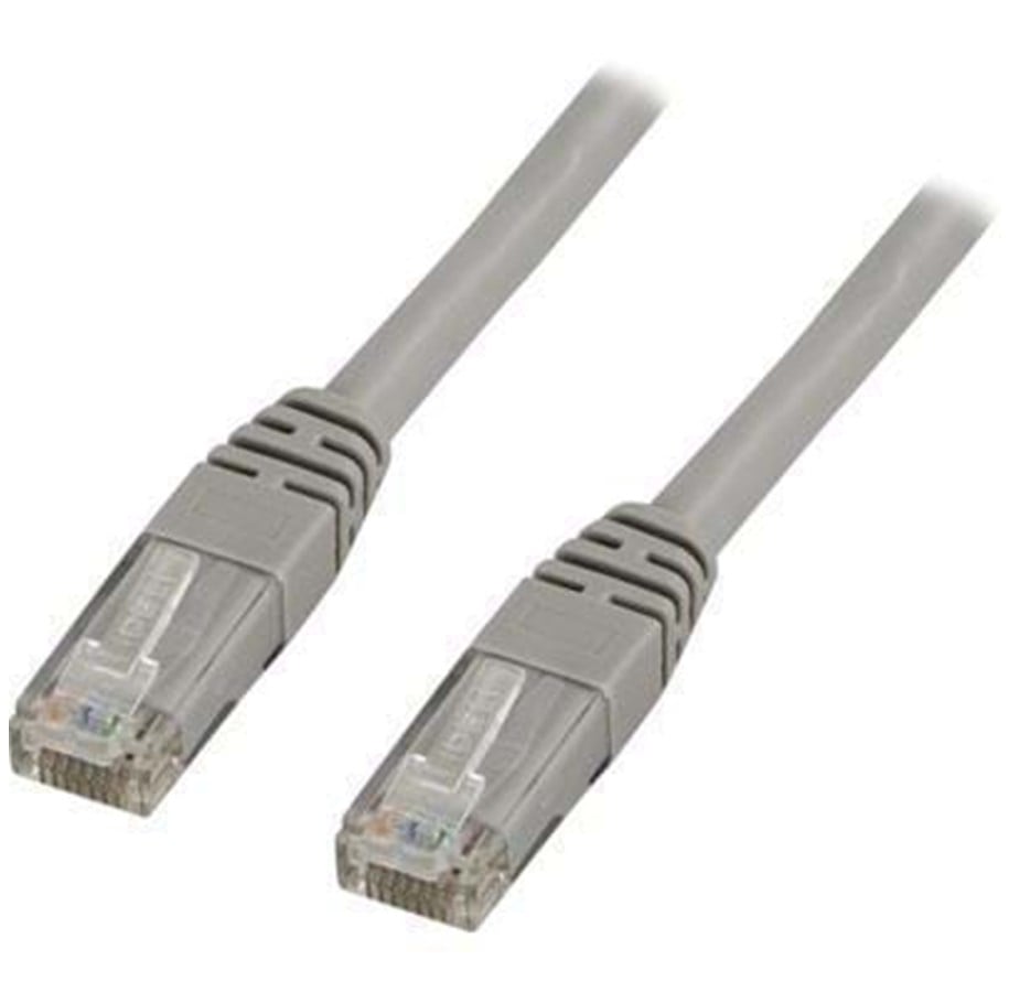 Netzwerk - Kabel - Roline 0.5m CAT 6E UTP (grå) - 21.99.0900