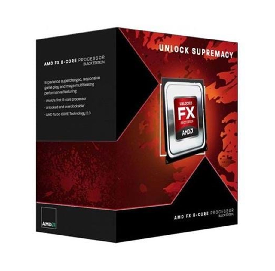 CPU - AMD FX-8350 Black CPU - 8 Kerne - 4 GHz - AMD AM3+ - AMD Boxed (mit Kühler) - FD8350FRHKBOX