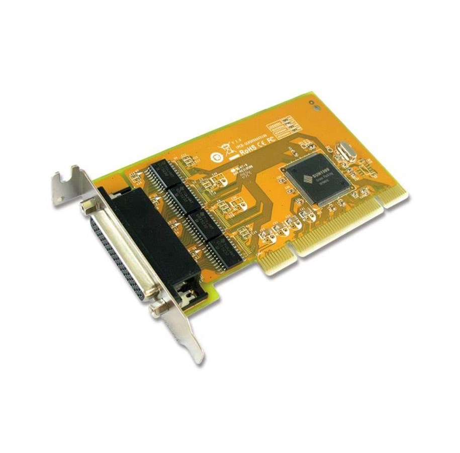 Netzwerkadapter (Netzkarte, Druckserver, u.s.w.) - Sunix SER5056AL 4-port RS-232 Universal PCI Low Profile Serial Board - SER5056AL