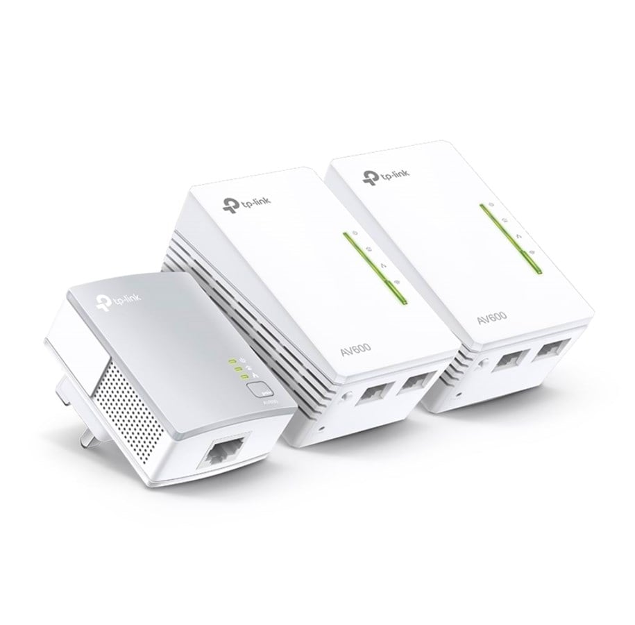 Homeplugs - TP-Link TL-WPA4220 TKIT Powerline 600 Wi-Fi 3-pack Kit Homeplugs - TL-WPA4220TKIT