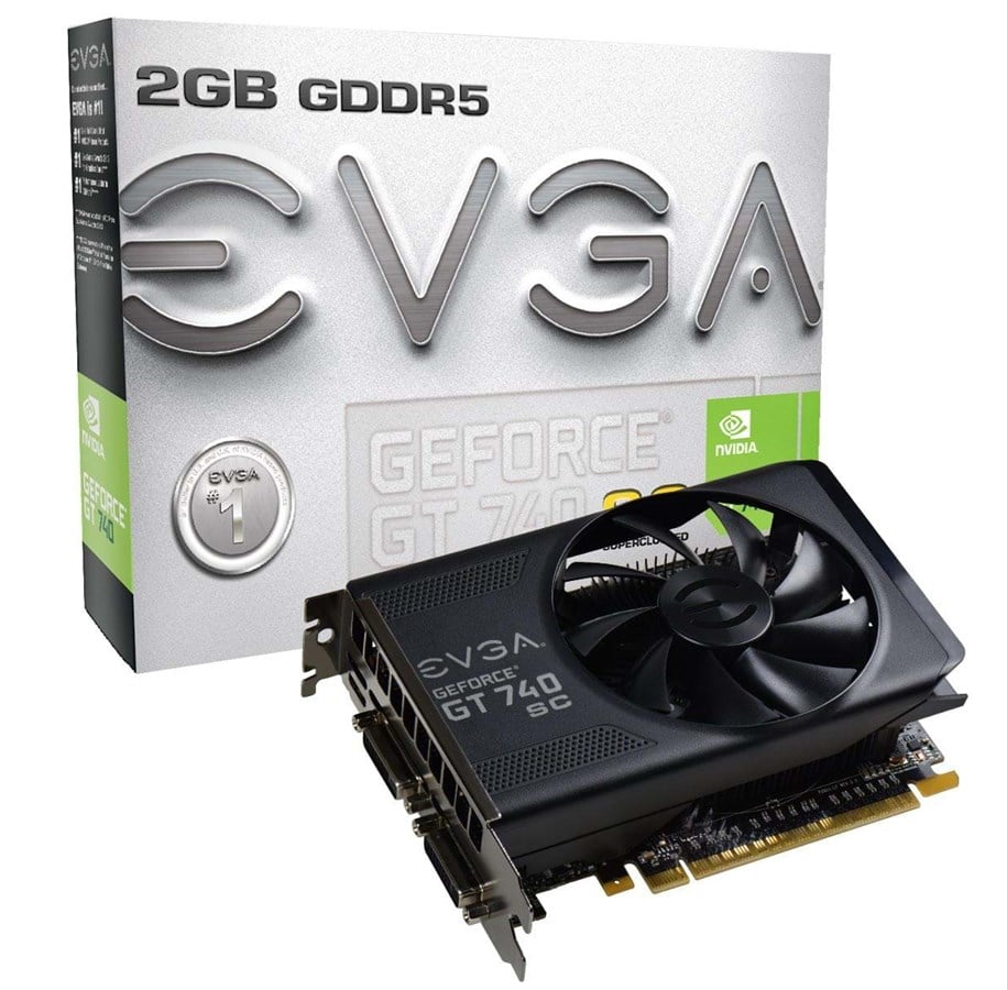 Grafikkarte - EVGA GeForce GT 740 SC - 2GB GDDR5 RAM - Grafikkarte - 02G-P4-3747-KR